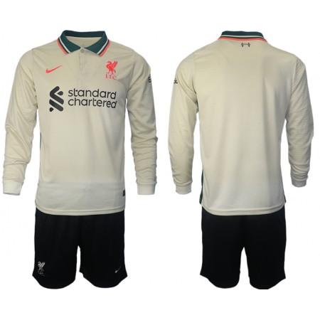 Tenue Liverpool Enfant Exterieur 2021-2022 Maillot de Foot ML